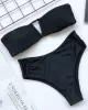 Breast Wrap Hollow Tai Lam Split Type Bikini Swimsuit