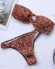 Sexy Breast Wrap Buckle Bikini Swimsuit