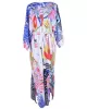 Half Sleeve Loose Floral Cardigan Vacation Beach Cover-Up Swimwear