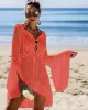 Flared Sleeves Crochet Swimwear Cover-Ups