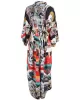 Quick-Drying Kimono Printing Loose Cardigan Cover-Up Swimwear