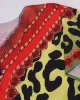 Colorful Leopard Print Loose Split-Side Beach Cover-Up Swimwear