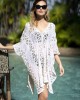 V-Neck Crochetgo Sexy Hollow Vacation Cover-Up Swimwear