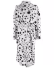 Polka-Dot Print Loose Cardigan Beach Cover-Up Swimwear