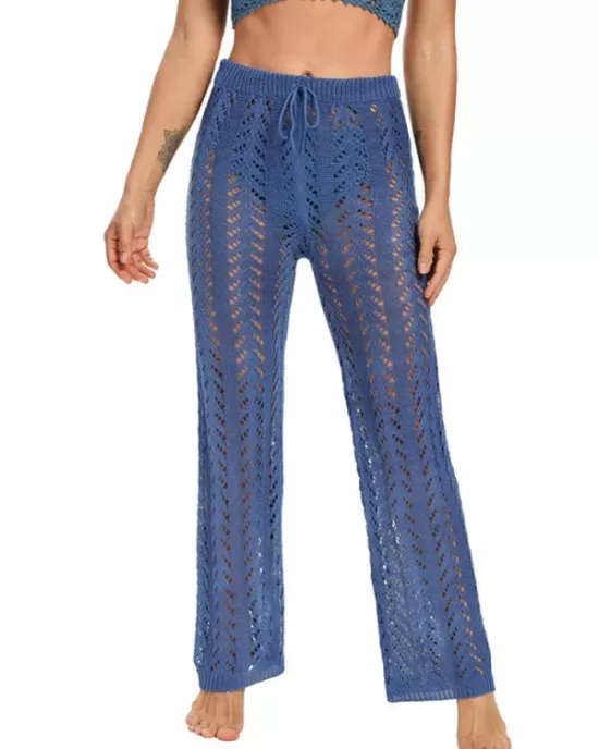 Sexy Crochetgo Hollow Beach Trousers Cover-Ups