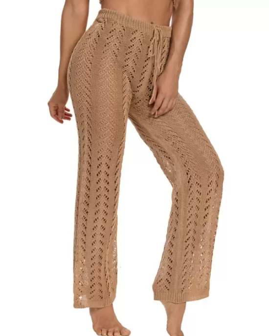 Sexy Crochetgo Hollow Beach Trousers Cover-Ups