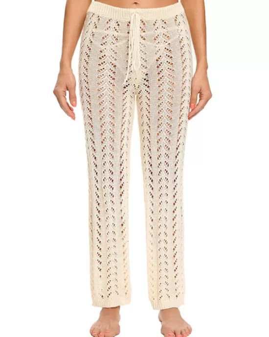 Sexy Crochetgo Hollow Beach Trousers Cover-Ups