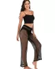 Sexy See-Through Crochetgo Hollow Beach Trousers Cover-Ups