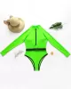 Deep V-Neck Zipper Long Sleeves Wetsuit