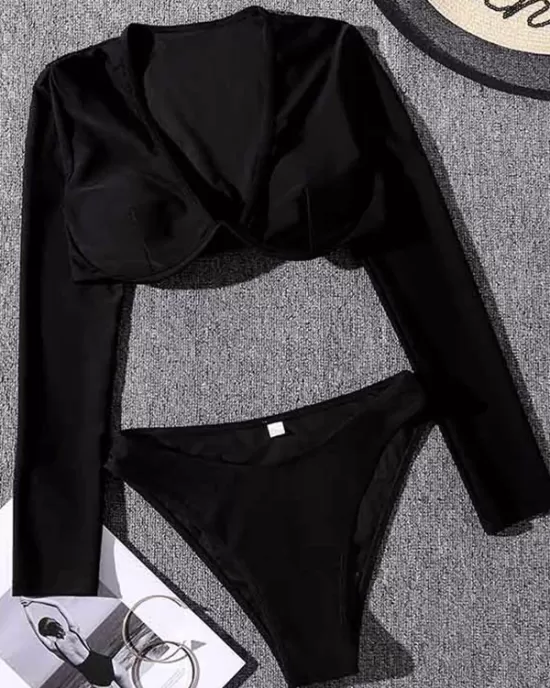 Long Sleeve Sexy Underwired Tight Wetsuit