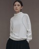 Urban Long Sleeves High-Neck Sweatshirt Tops