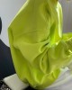 Stylish Fluorescent Green&Black Loose Casual Round-Neck Sweatshirt