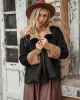 Casual Loose Solid Color Lapel Collar Jackets&Coat