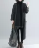 Thicken Gray Long Sleeve Coat Outerwear