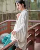 Casual Loose Batwing Sleeves Solid Color Outerwear