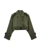 Split-Joint Long Sleeves Loose Lapel Jackets