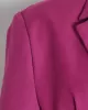 Original Long Sleeves Loose Solid Color Deep V-Neck Outerwear Blazer