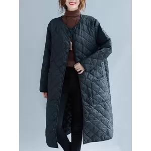 Original Solid Warm Thin Coat