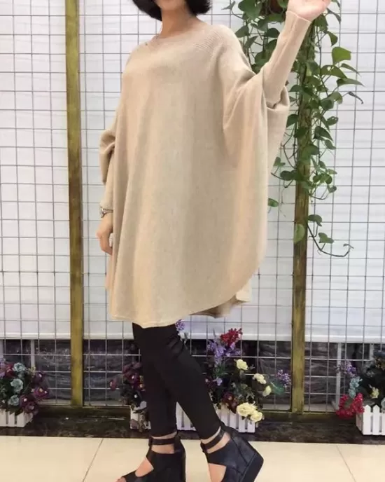 Loose Big Batwing Sweater