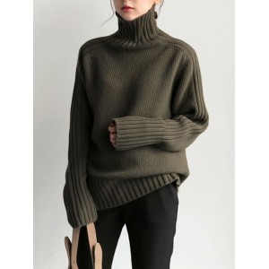 Simple Turtleneck Sweater