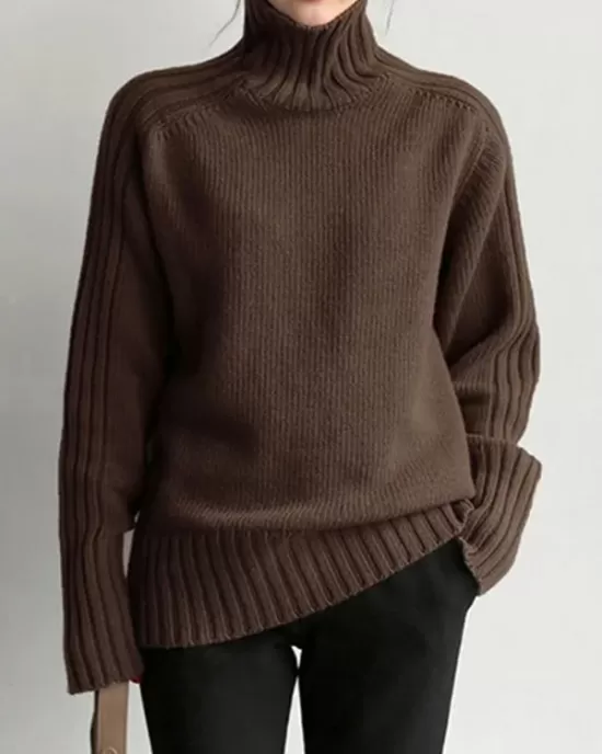 Simple Turtleneck Sweater