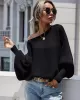 Casual Loose 6 Colors Off-The-Shoulder Long Sleeves Sweater Top