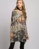 Urban Colorful Knitting Printed Long Sleeves Sweater