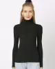 10 Colors Simple Knitting Solid Color High-Neck Pullover