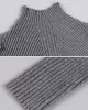 7 Colors Simple Knitting Solid Color High-Neck Sweater