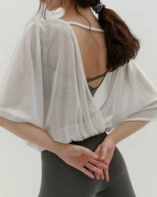 Breathable Solid Color Half Sleeves Loose Round-Neck T-Shirts Tops