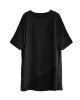 Solid Color Half Sleeves Loose Round-Neck T-Shirts Tops