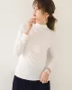 10 Colors Simple Solid Color Long Sleeves High-Neck T-Shirt Top