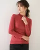 10 Colors Simple Solid Color Long Sleeves High-Neck T-Shirt Top