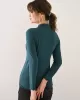 10 Colors Simple Solid Color Long Sleeves High-Neck T-Shirt Top