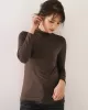 10 Colors Simple Solid Color Long Sleeves High-Neck T-Shirt Top