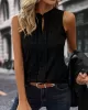 Solid Color Loose Sleeveless V-Neck Vest Top