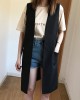 Casual Loose Long Split-Joint Sleeveless Vest