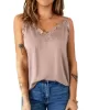 Casual Solid Color Falbala Camisole Vest Top