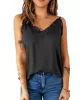 Casual Solid Color Falbala Camisole Vest Top