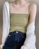 Simple Casual Solid Color Spaghetti-Neck Vest Top