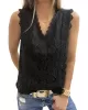 Original Lace Solid Color Loose Vest Top