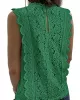 Original Lace Solid Color Loose Vest Top