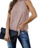 Original Lace Hollow Solid Color Halterneck Vest Top