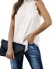 Original Lace Hollow Solid Color Halterneck Vest Top