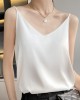 Simple Casual Solid Color Spaghetti-Neck Vest Top