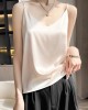 Simple Casual Solid Color Spaghetti-Neck Vest Top