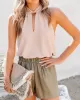 Stylish Selection Loose Solid Color Halter-Neck Vest Top