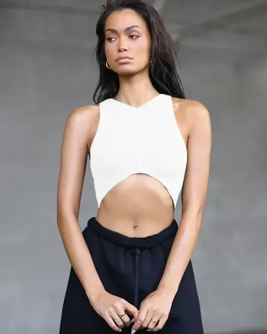 Solid Color Cropped Tank