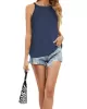 Solid Color Loose Halter-Neck Vest Top