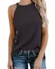 Solid Color Loose Halter-Neck Vest Top